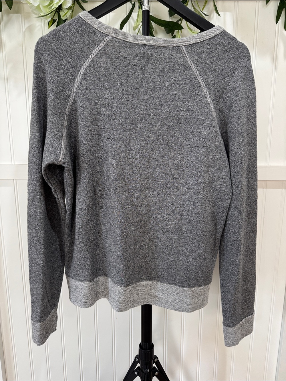 #668 SUNDRY Grey 'OBSESSED' Pullover Sweatshirt - Picture 7 of 7
